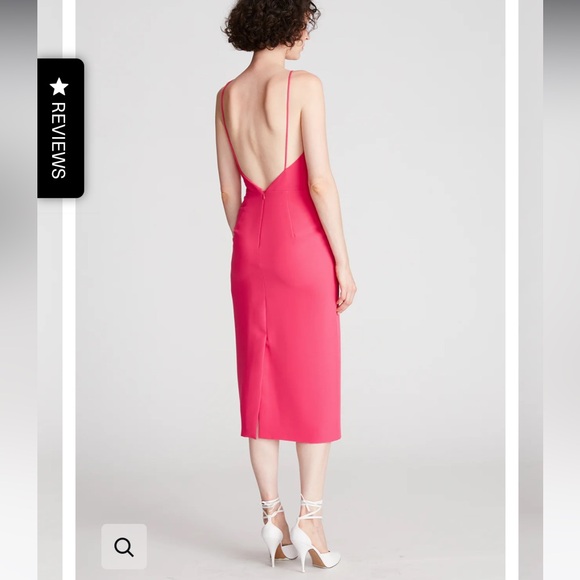 Halston Adrina Dress in Stretch Crepe - Picture 7 of 7